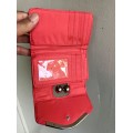 Bluebird Red Pink wallet