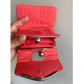 Bluebird Red Pink wallet