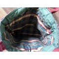 B4 Burgundy Tapestry Tote