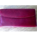 B7 Burgundy Leather Wallet Mona