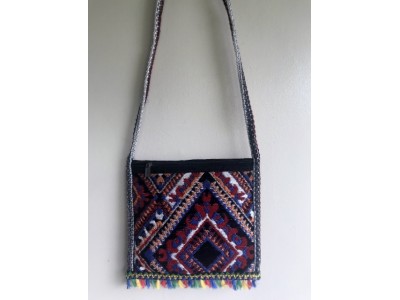 Egyptian bohemian tapestry bag AMAL Ahmar