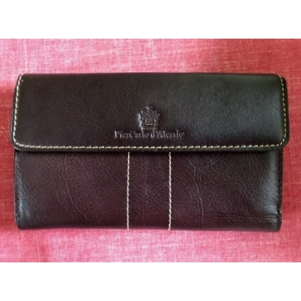 Leather Wallet Pier Carlo d'Alessio