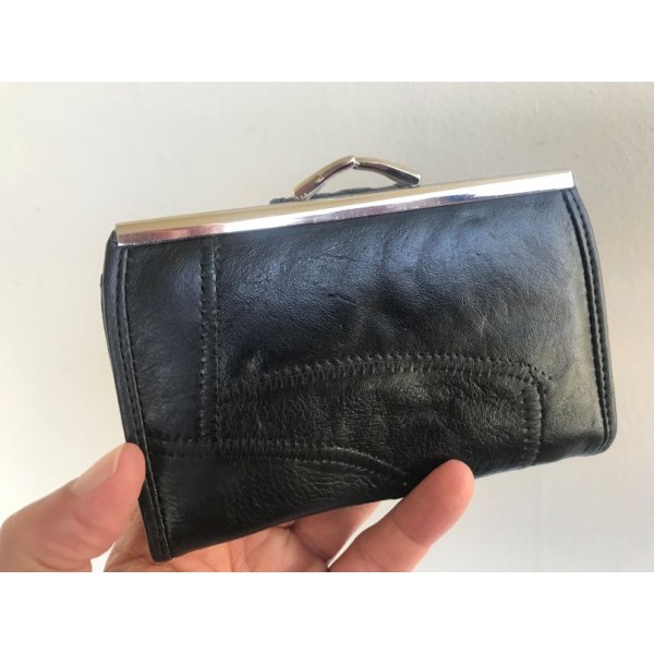 Patch Leather Purse