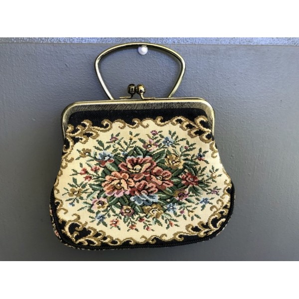 B3 Petit Point Tapestry Purse
