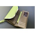 B3 Wristlet Clutch Ostrich Pattern