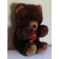 Joey Satin Brown Bear