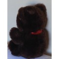 Joey Satin Brown Bear