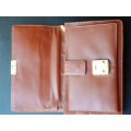 Leather Wristlet Clutch