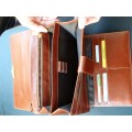 Leather Wristlet Clutch