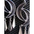 Silver Earrings - Leila