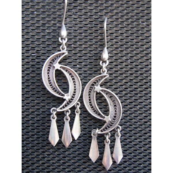 Silver Earrings - Leila