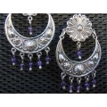Silver Earrings - Nour El Amar