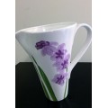Ceramic Purple Floral Pitcher