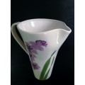 Ceramic Purple Floral Pitcher