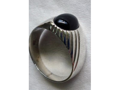 Silver Ring - Rigue Diagonal