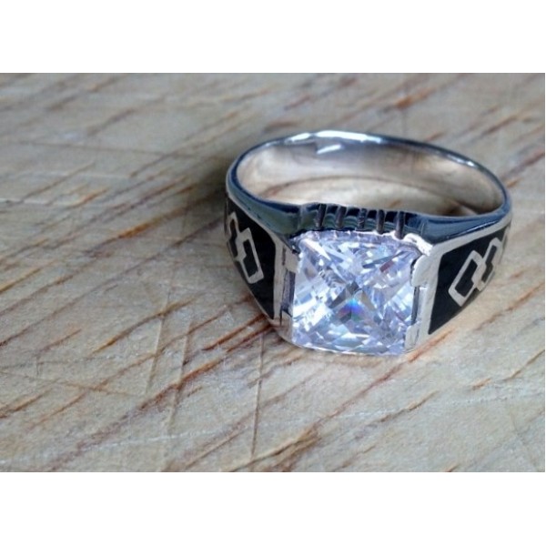 Silver Ring - Three Links
