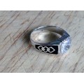 Silver Ring - Three Links