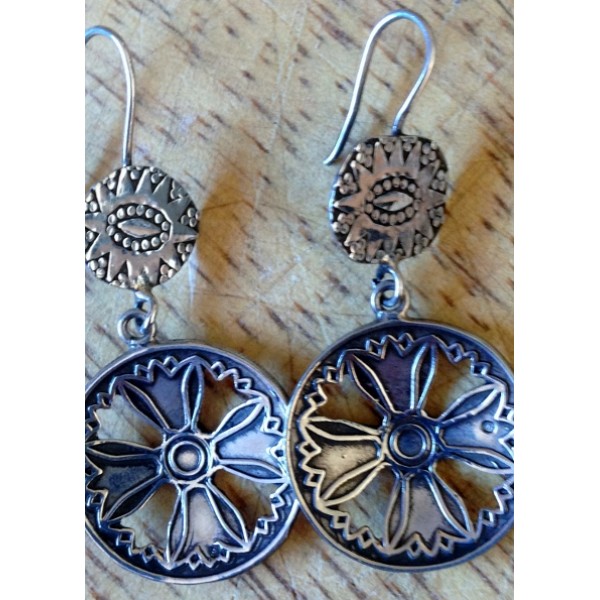 Silver Earrings - Salib