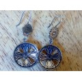 Silver Earrings - Salib