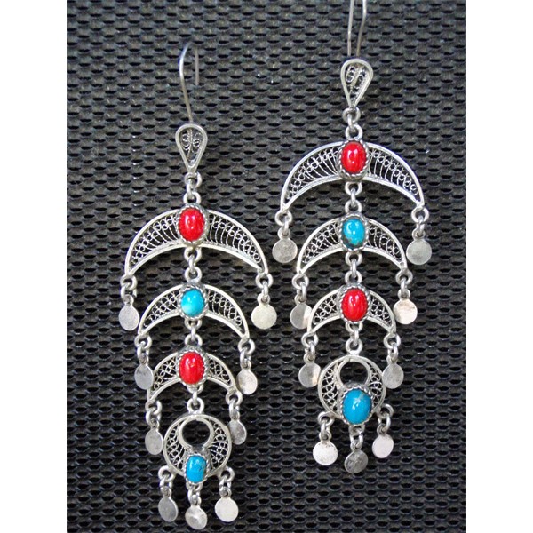 Silver Earrings - Ahlami