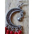 Silver Earrings - Rouge