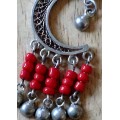 Silver Earrings - Rouge