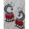 Silver Earrings - Rouge