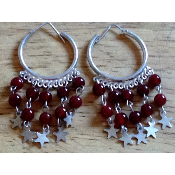 Silver Earrings - Cherry Blossom