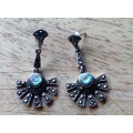 Silver Earrings - Lotus Seven