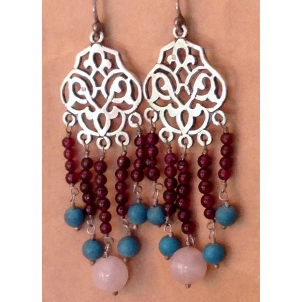 Silver Earrings - Shabbaka Taweel