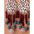 Silver Earrings - Shabbaka Taweel