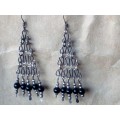 Silver Earrings - Ten Onyx