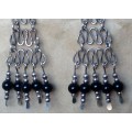 Silver Earrings - Ten Onyx
