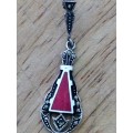 Silver Earrings - Tour Rouge