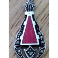 Silver Earrings - Tour Rouge
