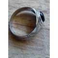 Silver Ring - Black Knight