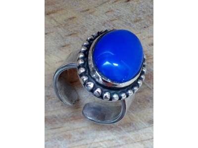 Silver Ring - Magic Blue