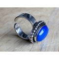 Silver Ring - Magic Blue