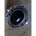 Silver Ring - Noir en Cadre