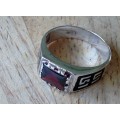 Silver Ring - Ruby 151
