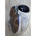 Silver Ring - Straight Dots