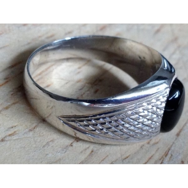 Silver Ring - Straight Dots