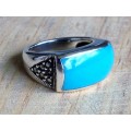 Silver Ring - Turquoise