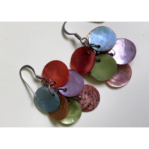 Silver Earrings - Balloons