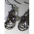 Silver Earrings - Deux Feuilles