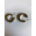 Silver Earrings - Duo Loops