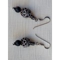 Silver Earrings - Lantern