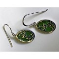 Silver Earrings - Love Birds