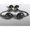 Silver Earrings - Mars