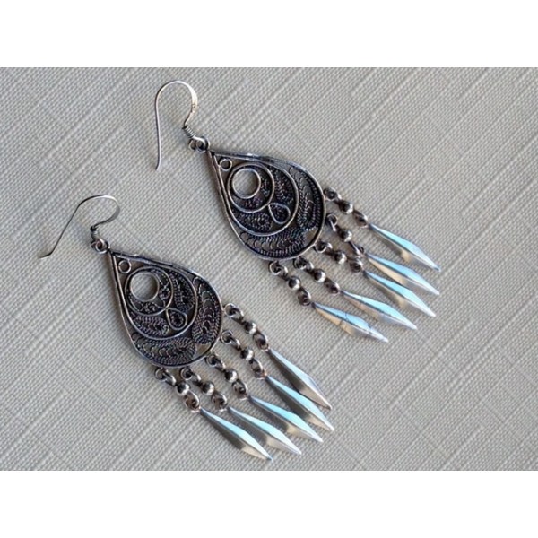 Silver Earrings - Shoka